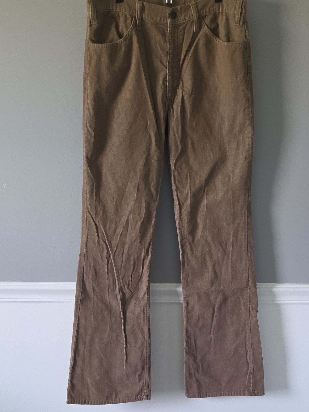 Levi's Vintage Brown Corduroy Men’s Pants Regular Fit 34" Inseam Bootcut